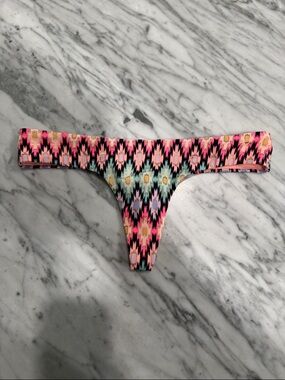 Victoria's Secret Multicolor Geo-Print Bikini Bottom